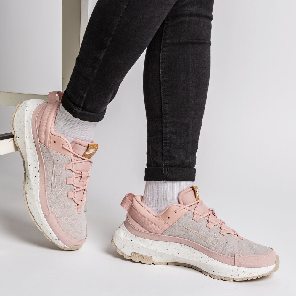 Nike Women’s‎ Crater Remixa Lace Up Oxford Running Sneakers Size 11 Pink Gray